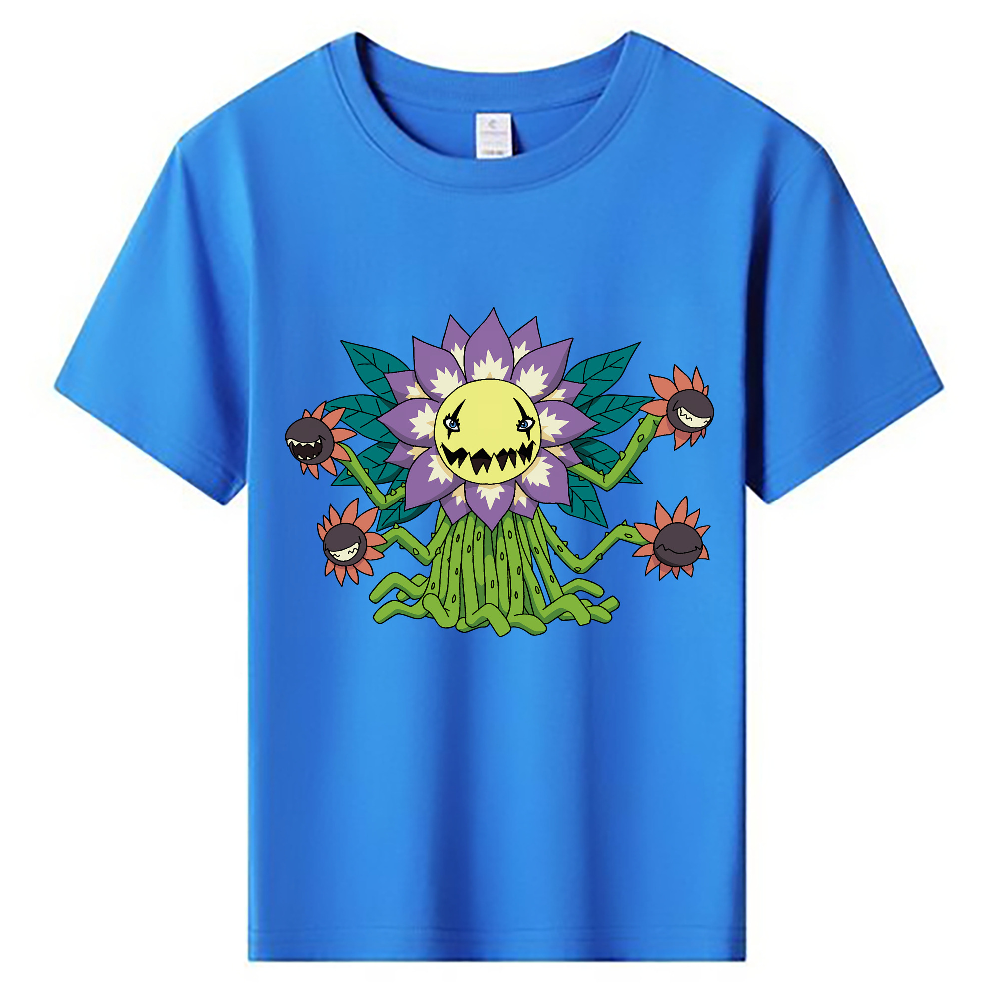 （画像用） Digimon デジタルモンスター/デジモン 綿100％キッズTシャツ（フロントプリント）